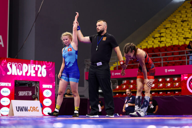 55kg WW - Anja Epp (SUI) df. Milica Perovic Sekulovic (SRB)