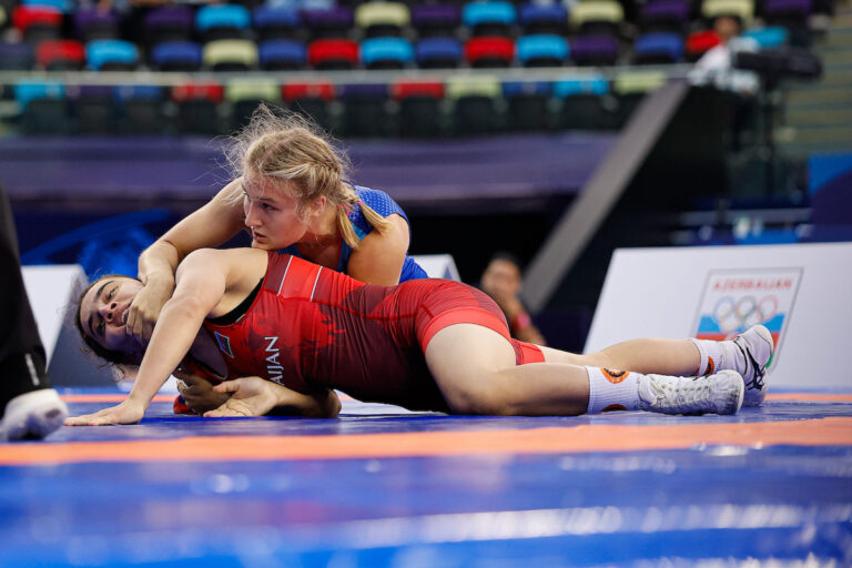 57kg WW - Delia Gisler (SUI) df. Garatel Guliyeva (AZE)