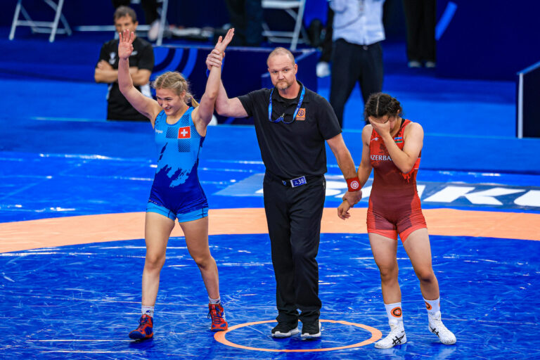 57kg WW - Delia Gisler (SUI) df. Garatel Guliyeva (AZE)